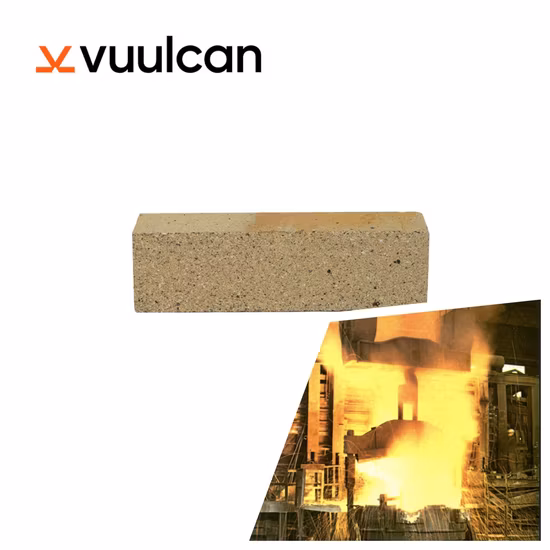 Ladrillo refractario de tamaño estándar, ladrillo refractario con alto contenido de alúmina, para revestimiento de horno