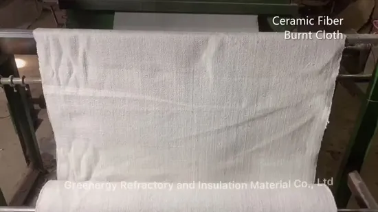 Producto cerámico de tela quemada con aislamiento de fibra cerámica Greenergy